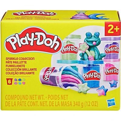 Play-Doh 6 Pack Sparkle Collection Arts and Crafts Toys