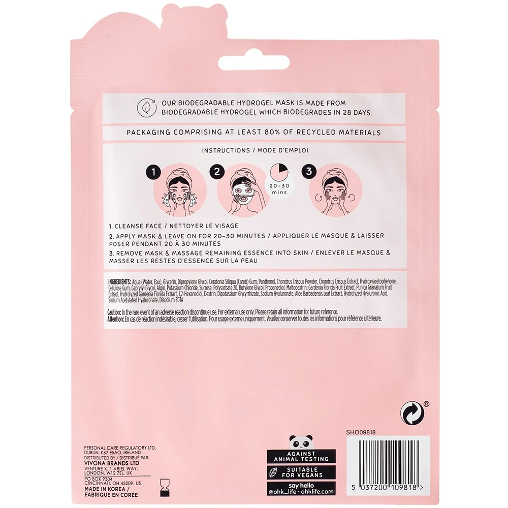 Pomegranate & Hyaluronic Hydrogel Mask