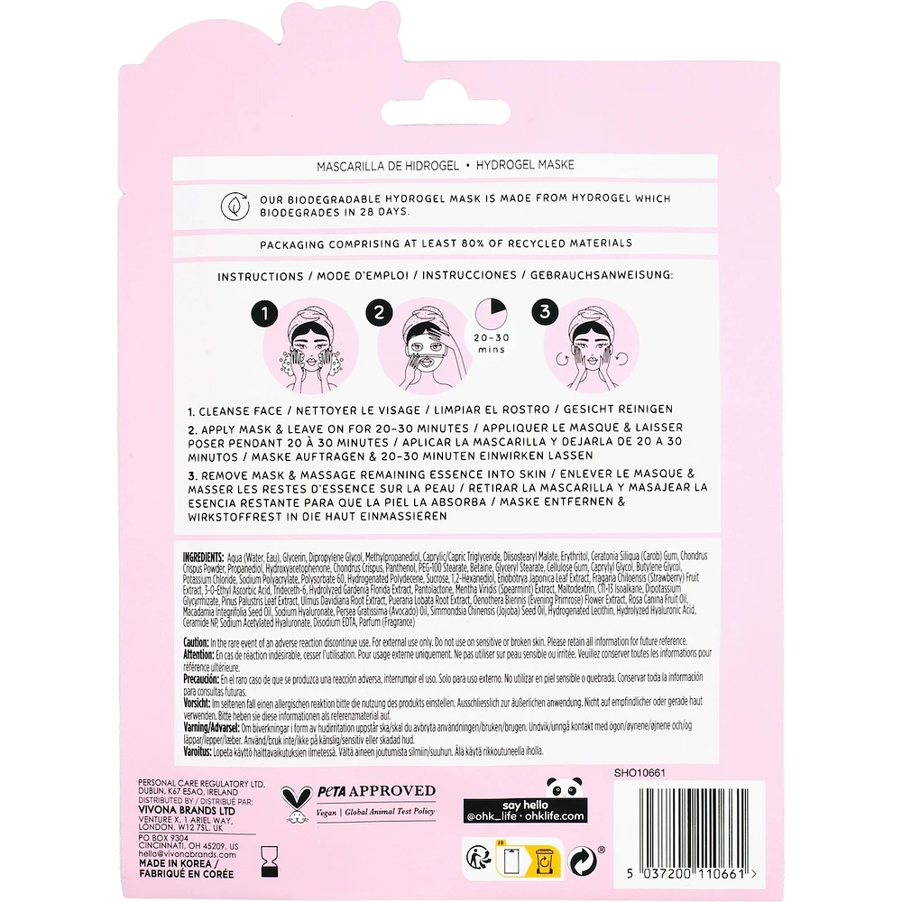 Oh K! Triple Hyaluronic Acid Hydrogel Slugging Mask