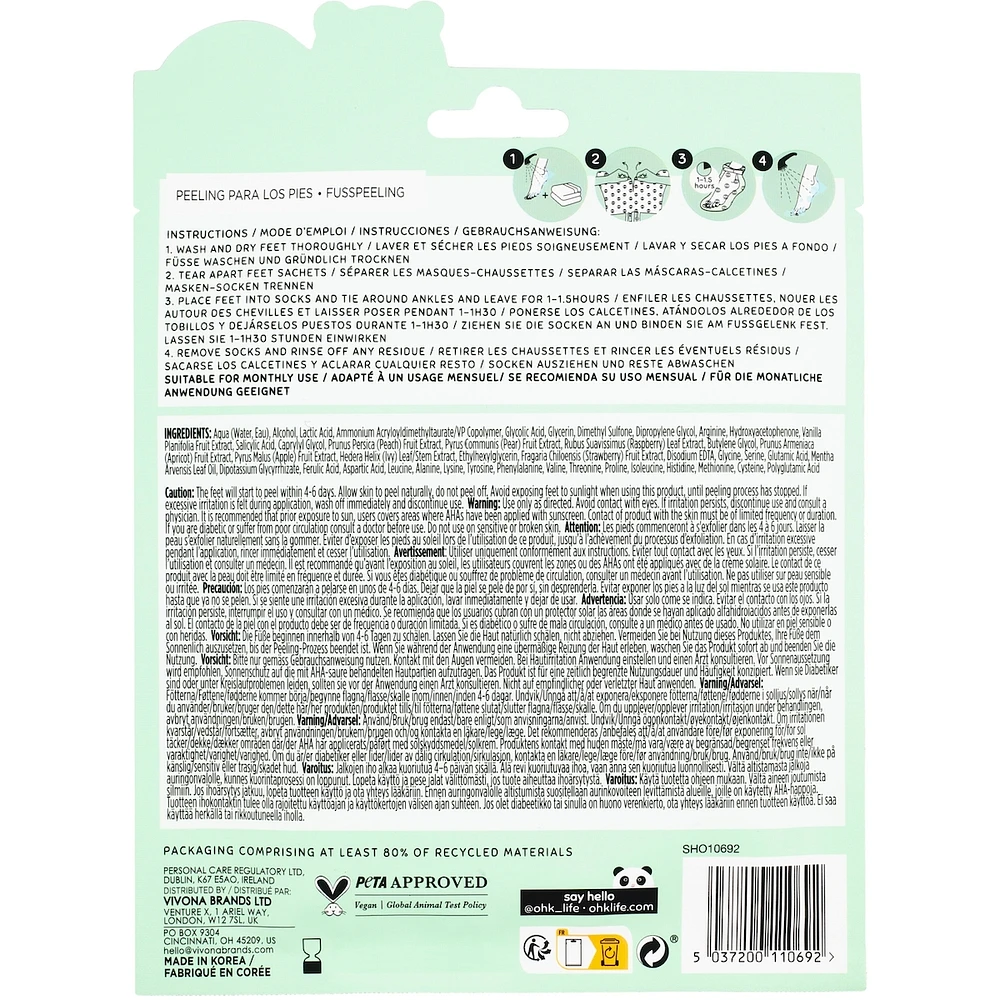 Oh K! Strawberry & Mint Jelly Foot Peel