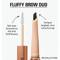 Revolution Fluffy Brow Duo Blonde