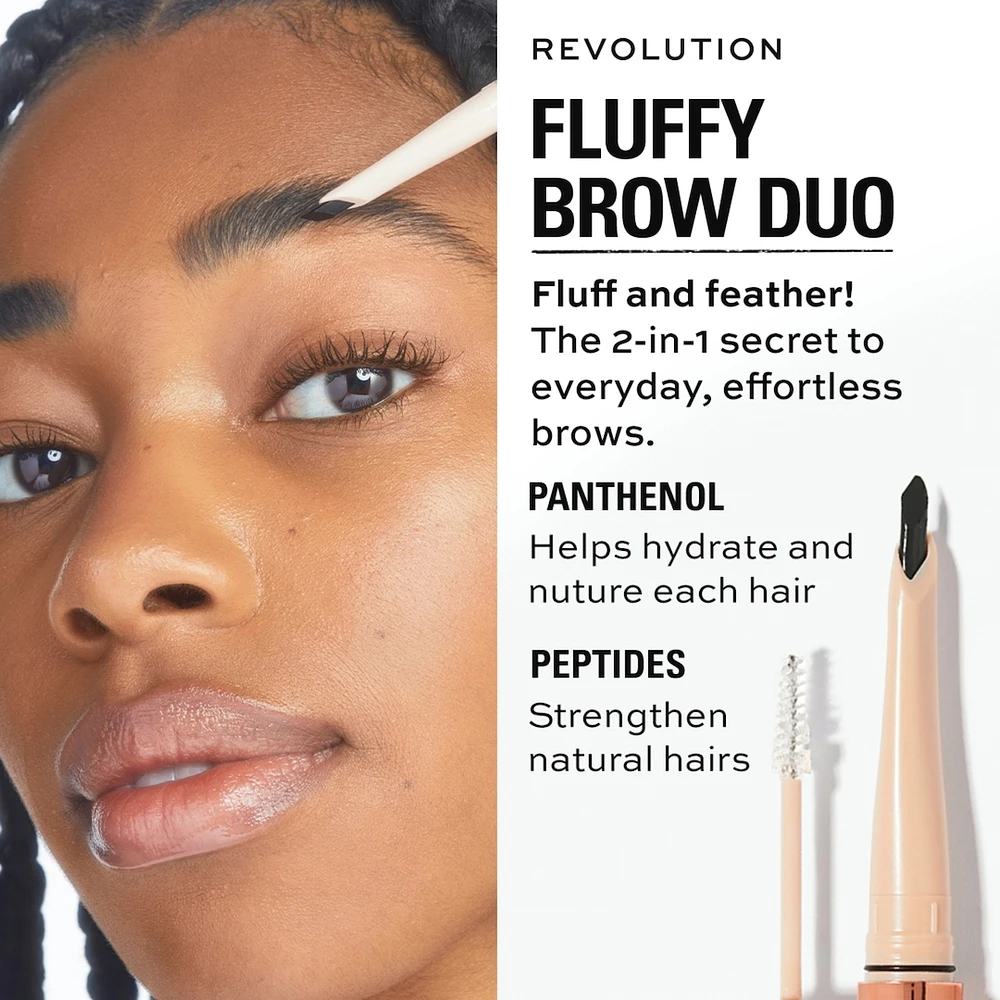 Revolution Fluffy Brow Duo Blonde