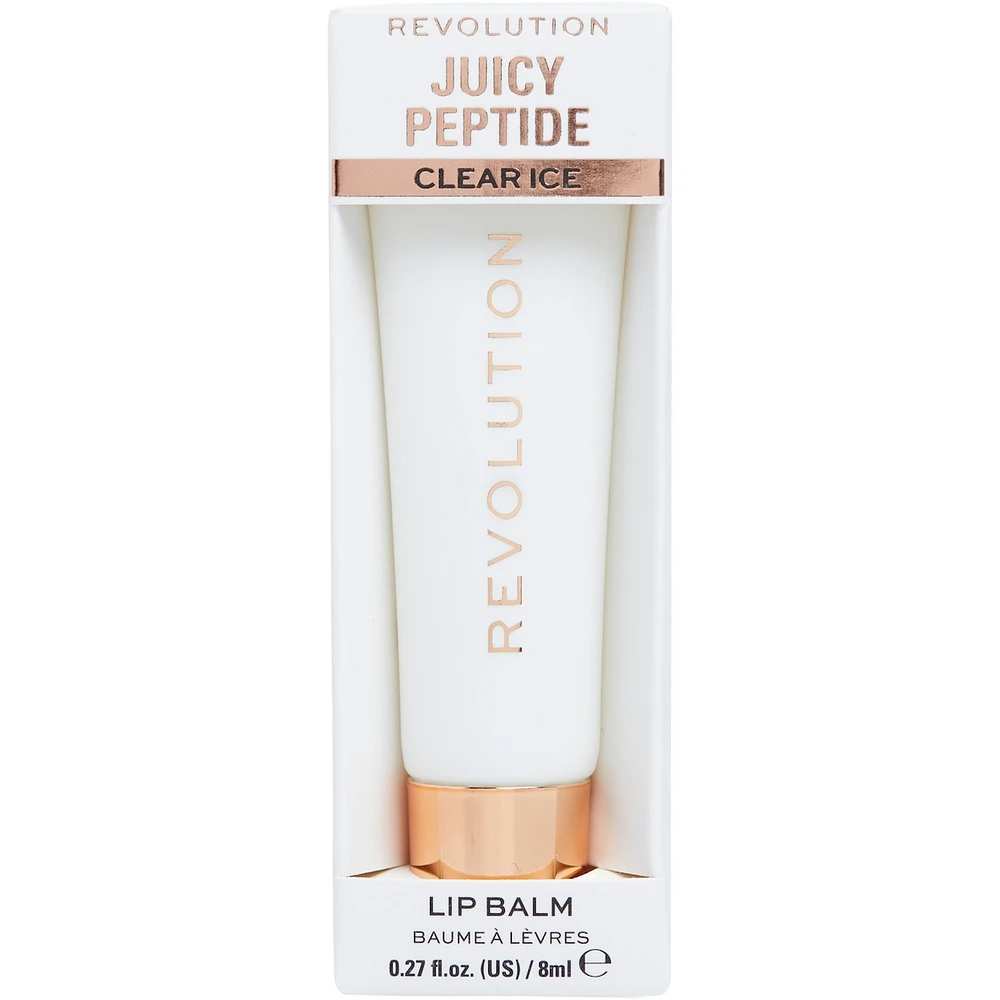 Revolution Juicy Peptide Lip Balm Nude Latte