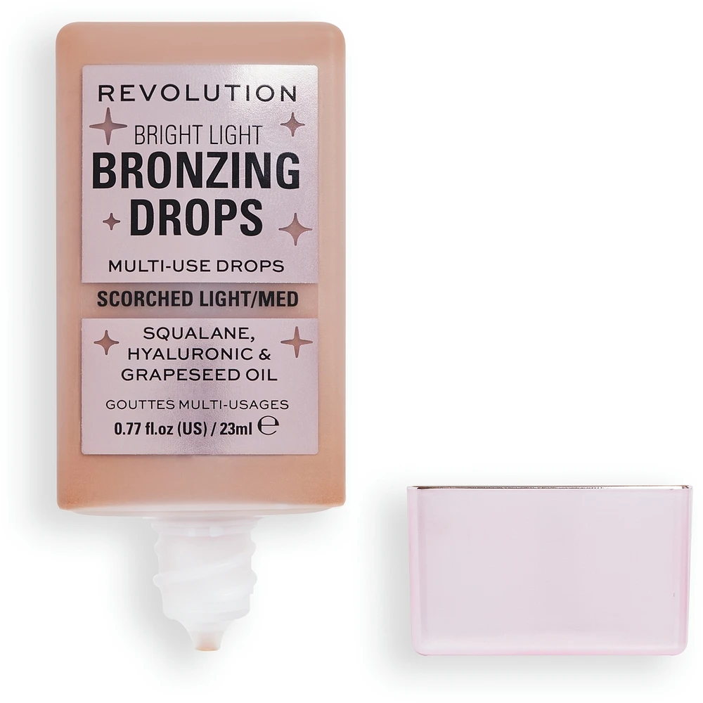 Revolution Bright Light Bronzing Drops Deep Bronze Summer Spice​