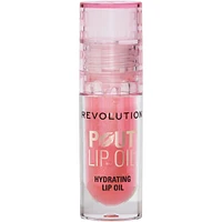 Revolution Pout Lip Oil Glam Pink Shimmer