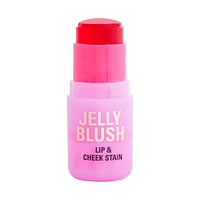 Revolution Jelly Blush Stick Lip And Cheek Stain Strawberry Pink