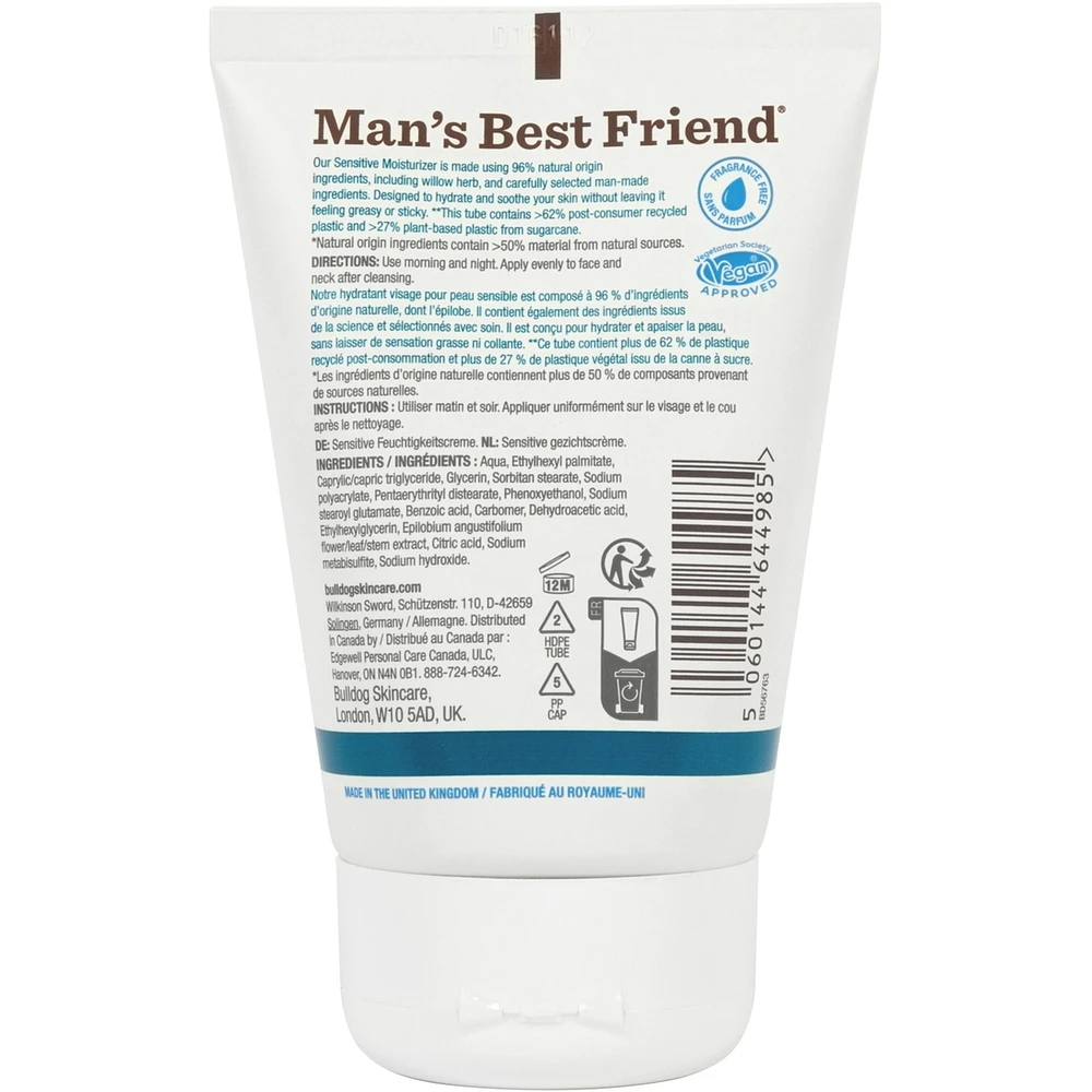 Bulldog Skincare for Men Sensitive Skin Moisturizer