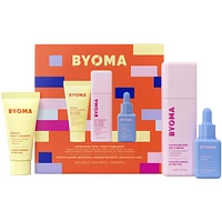 Trio Hydratant Sérum hydratant Gel-crème nettoyant Gel-crème