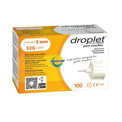 Droplet Pen Needle 32G x 5mm