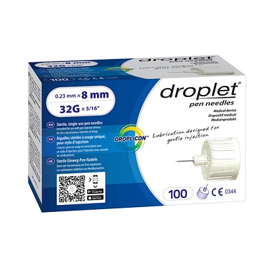 Droplet Pen Needle 32G x 8mm