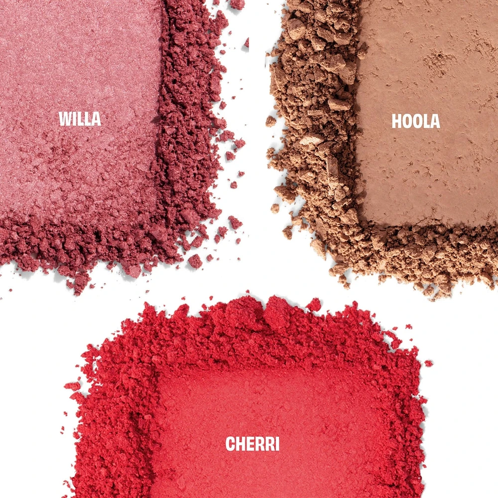 Chocolicious Cheeks mini bronzer and blush palette