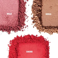 Chocolicious Cheeks mini bronzer and blush palette