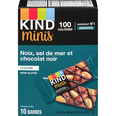 Minis Nuts, Sea Salt & Dark Chocolate Bar