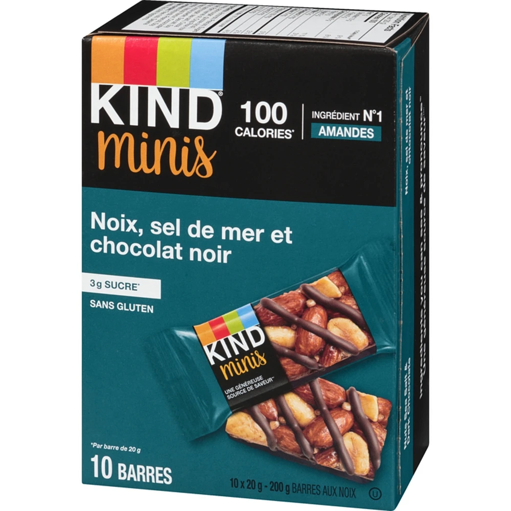 Minis Nuts, Sea Salt & Dark Chocolate Bar