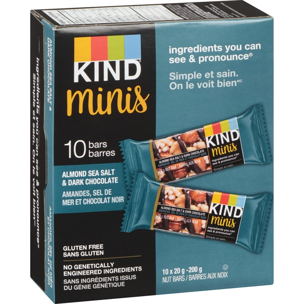 Minis Nuts, Sea Salt & Dark Chocolate Bar