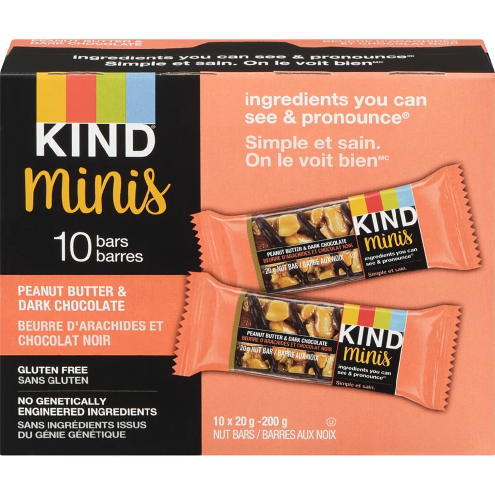 Minis Almond Peanut Butter & Dark Chocolate Bar