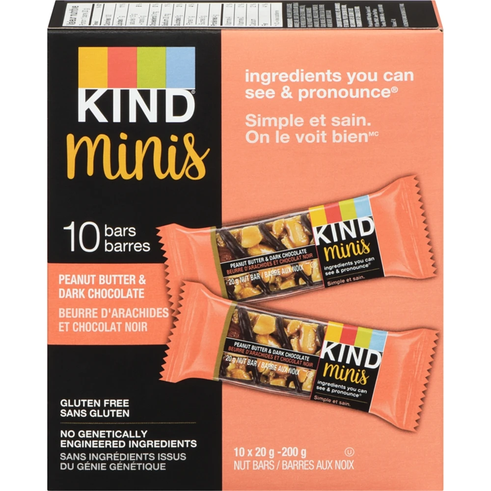 Minis Almond Peanut Butter & Dark Chocolate Bar