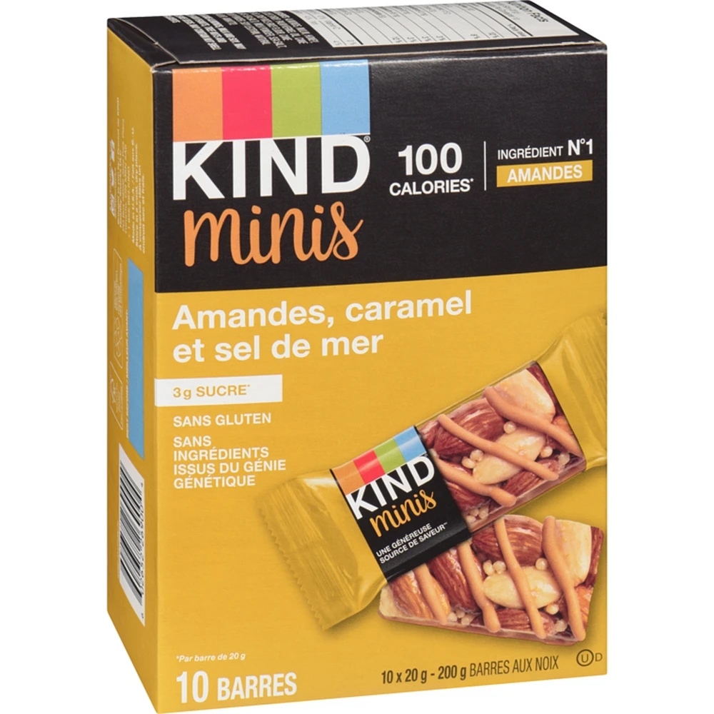Minis Almond Caramel & Sea Salt Bar