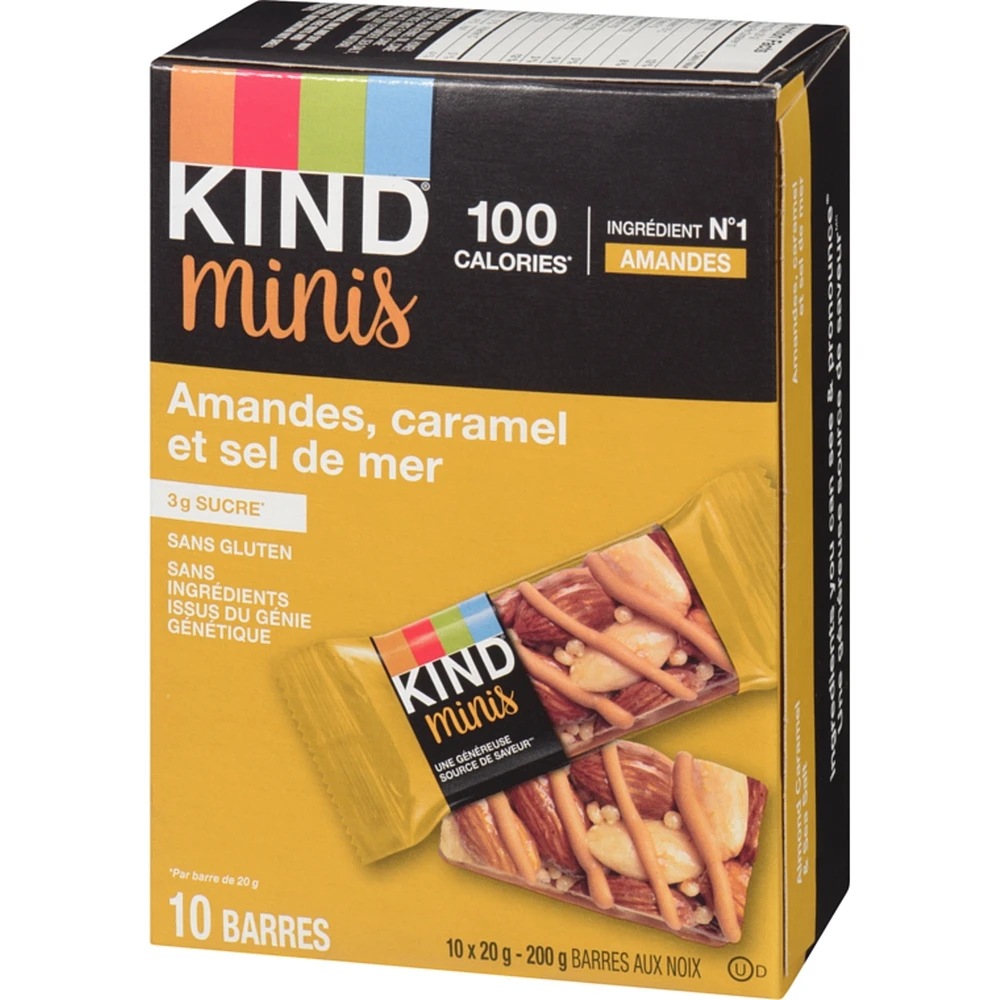 Minis Almond Caramel & Sea Salt Bar