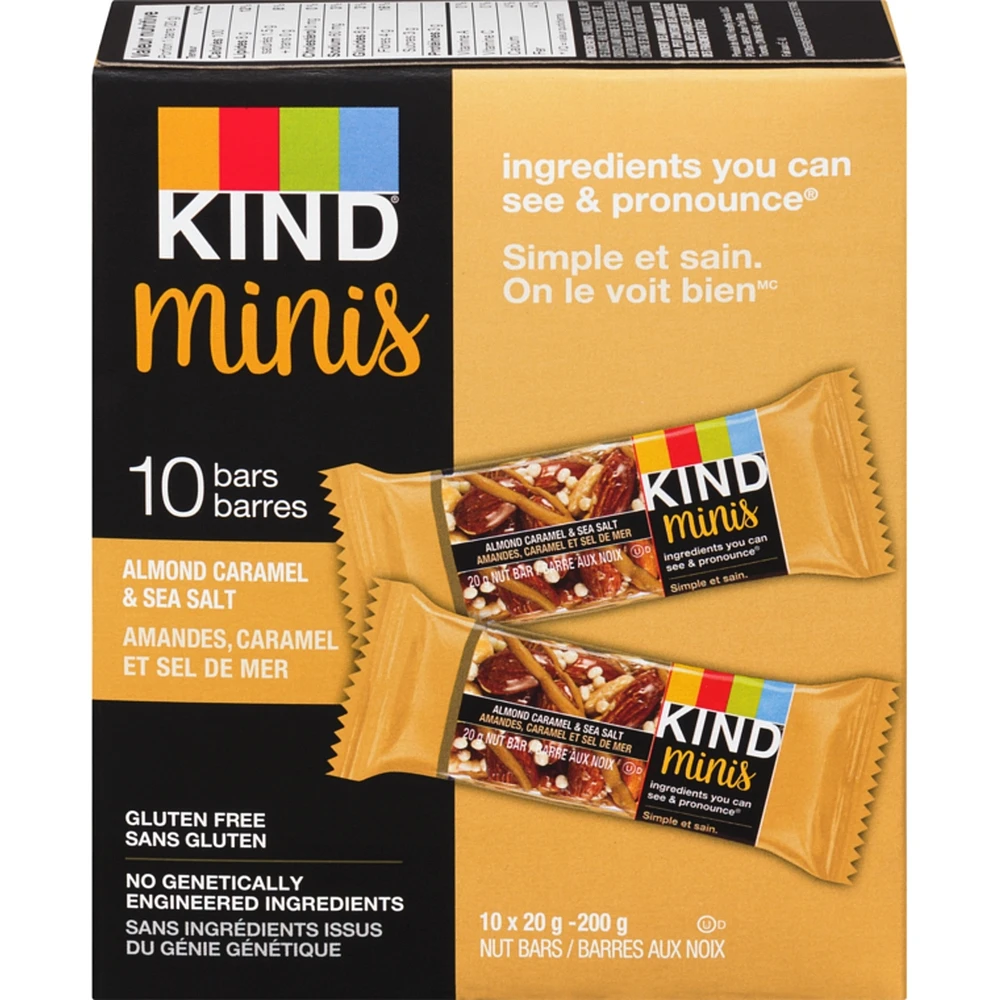 Minis Almond Caramel & Sea Salt Bar