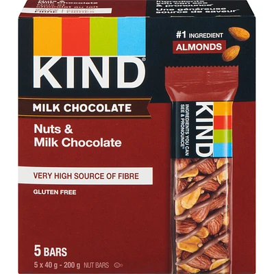 Nut Bars Nuts & Milk Chocolate