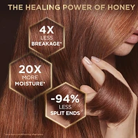 Honey Treasures Repairing Hair Serum for Dry Damaged Hair, Non-sticky & non-greasy, Smoother hair & split ends reduction