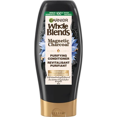 Magnetic Charcoal Purifying Conditioner for Greasy Scalp, Hydrates Dry Ends for Up to 48-Hours, with Charcoal and Nigella Flower Oil