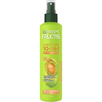 Fructis Sleek & Shine, 10-In-1 Repairing Leave-In Spray For Frizzy & Dry Hair with Heat Protection, With Argan Oil and Plant Keratin