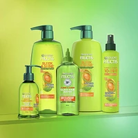 Fructis Sleek & Shine, 10-In-1 Repairing Leave-In Spray For Frizzy & Dry Hair with Heat Protection, With Argan Oil and Plant Keratin