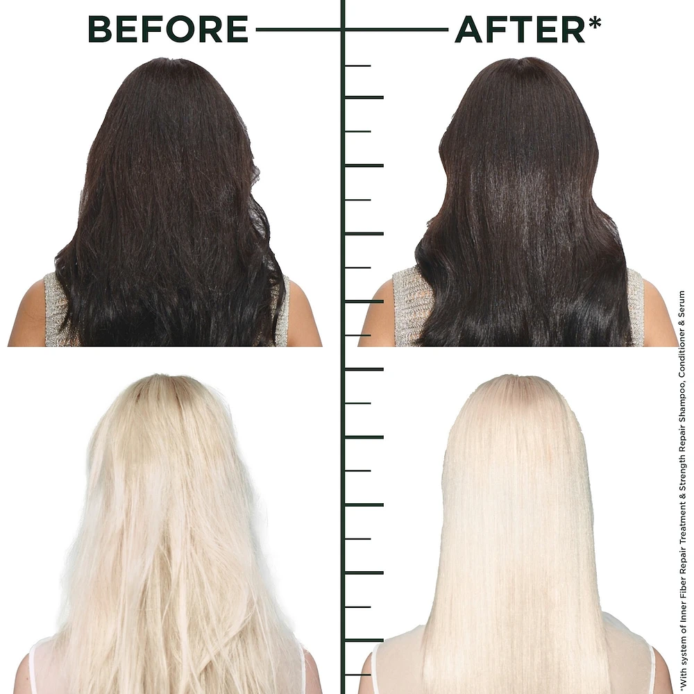 Fructis Hair Filler + Vitamin C Strength Repair Sulfate-Free Conditioner, for Weak Damaged Hair, up to 4X Less Breakage & 79% More Strength