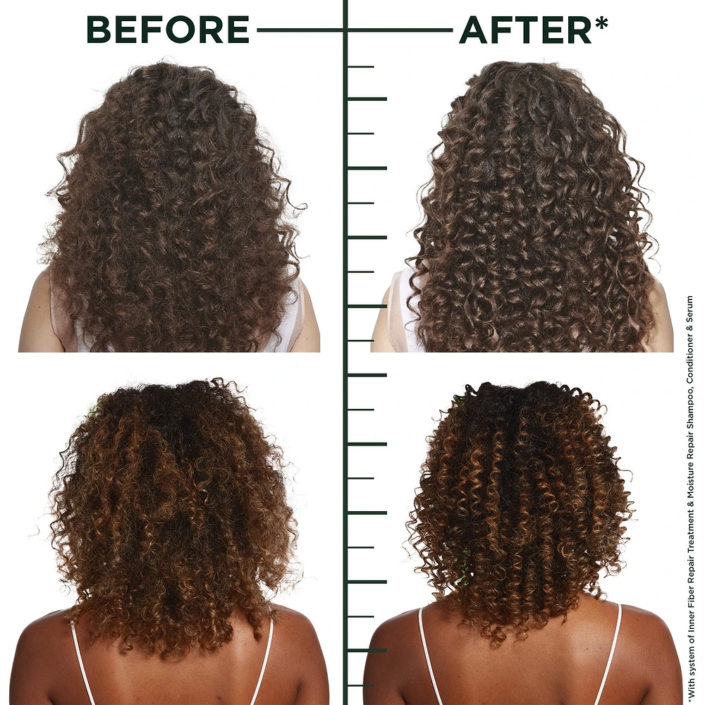 Fructis Hair Filler + Hyaluronic Acid Moisture Repair Sulfate-Free Conditioner, for Curly and Wavy Hair, up to 15X More Moisture & 100 Hours of Frizz Control