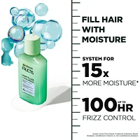 Fructis Hair Filler + Hyaluronic Acid Moisture Repair Sulfate-Free Serum, for Curly and Wavy Hair, up to 15X More Moisture & 100 Hours of Frizz Control