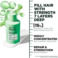 Fructis Hair Filler + Bonding Fiber Repair Pre-Shampoo Treatment, For Damaged Hair, Repairs & Strengthens Broken Bonds, Fills Hair with Strength 7 Layers Deep