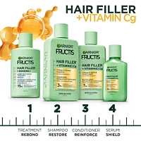 Fructis Hair Filler + Bonding Fiber Repair Pre-Shampoo Treatment, For Damaged Hair, Repairs & Strengthens Broken Bonds, Fills Hair with Strength 7 Layers Deep