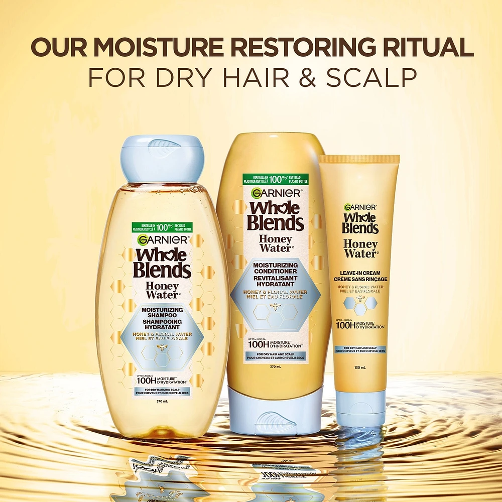Whole Blends Honey Water Moisture Restoring Leave In Cream, for Dry Hair & Scalp