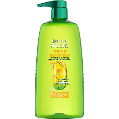 Garnier Fructis Triple Nutrition Shampoo, 1 L