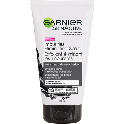 SkinActive Charcoal Impurities Eliminating Scrub Cleanser For Oily skin