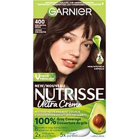 Nutrisse Ultra Crème, Permanent Hair Dye, 100% Grey Coverage