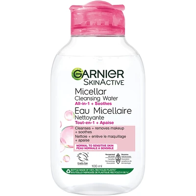 Skin Active Micellar Water For Normal And Sensitive Skin 100 Ml