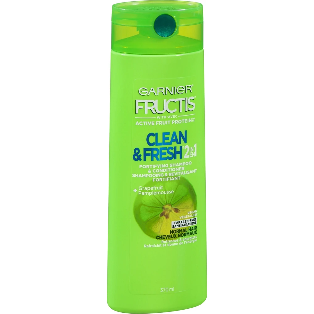 Fructis Clean & Fresh Daily Care 2-in-1 Fortifying Shampoo and Conditioner