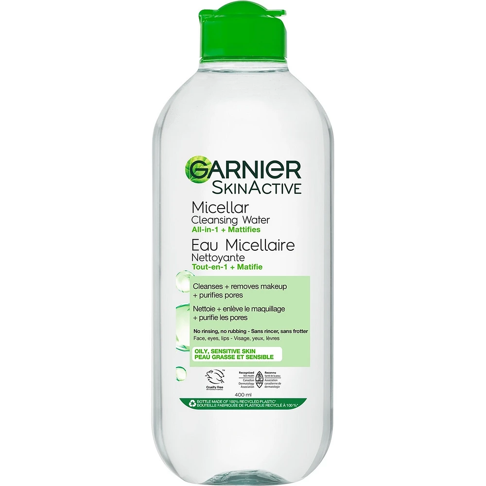 Skin Active Micellar Water For Oily Skin 400 Ml