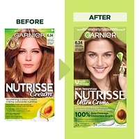Nutrisse Ultra Crème, Permanent Hair Dye, 100% Grey Coverage