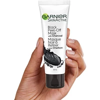 SkinActive Charcoal Black Peel-Off Mask Cleanser For Combination to Oily Skin