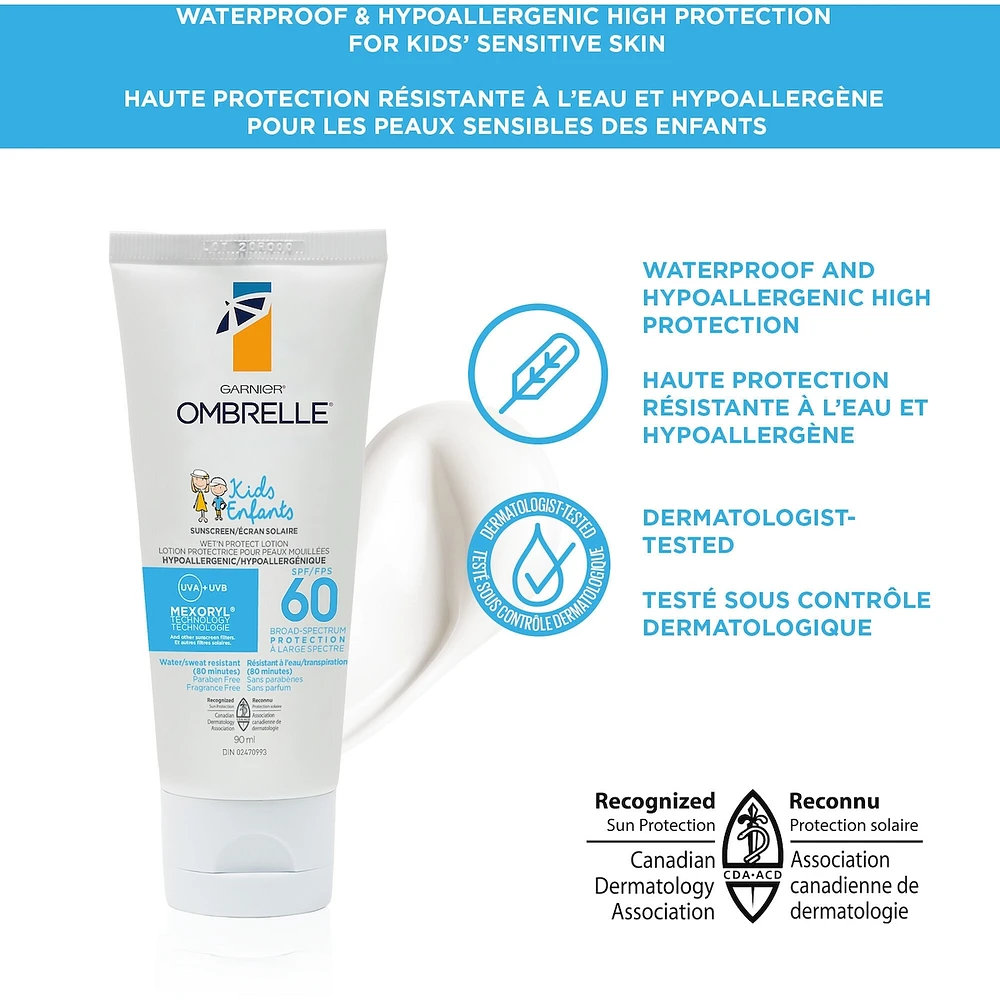 Kids SPF 60 Sunscreen Lotion
