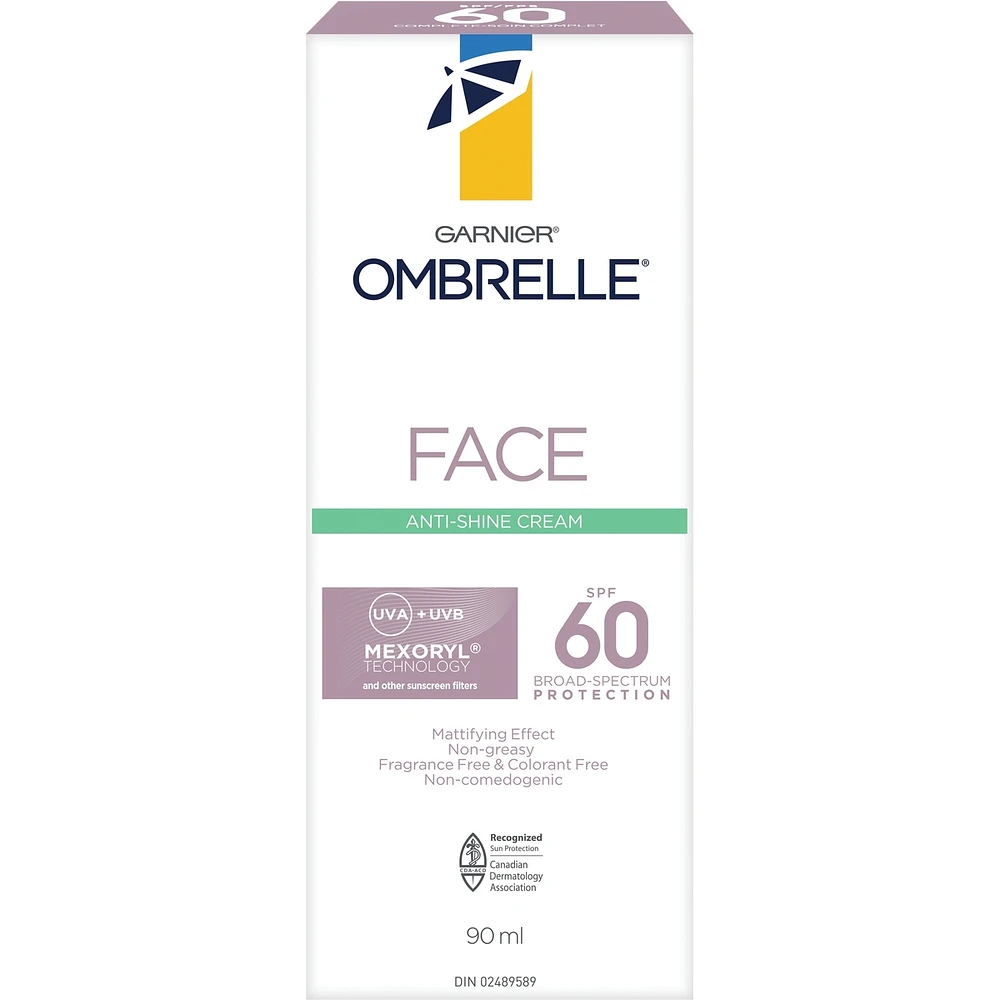Face Anti-Shine SPF 60 Sunscreen Cream