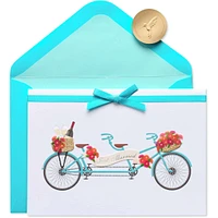 Papyrus Wedding Card (Tandem Bike)