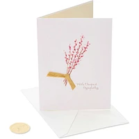 Papyrus Sympathy Card (Wishing You Comfort)