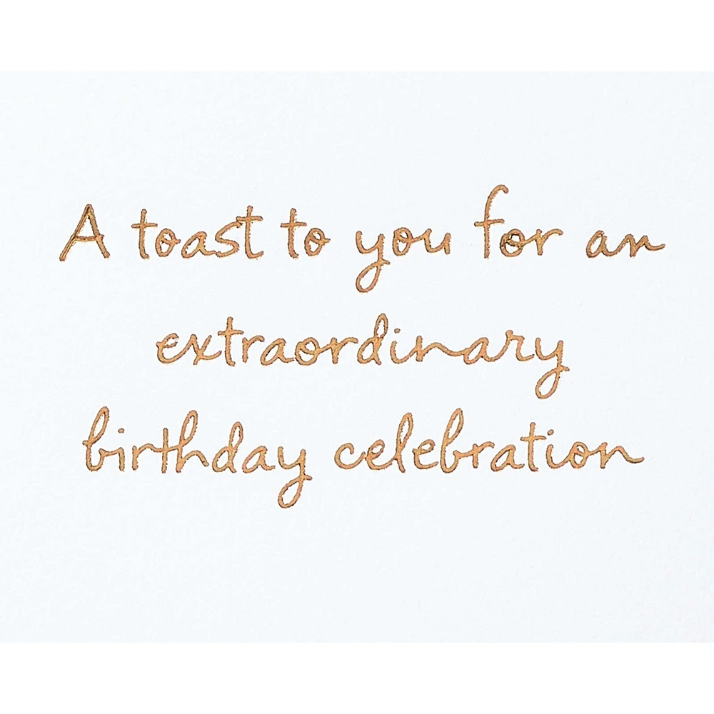 Papyrus Funny Birthday Card (Toast To You)