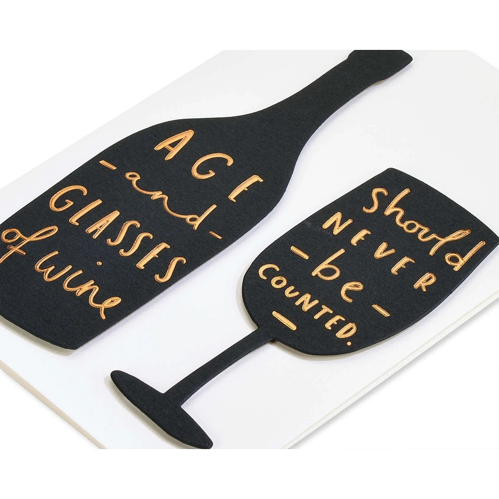 Papyrus Funny Birthday Card (Toast To You)