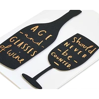 Papyrus Funny Birthday Card (Toast To You)